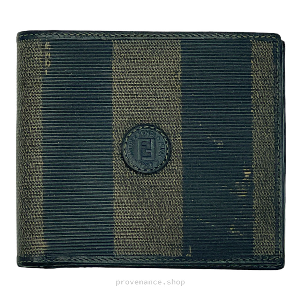 🔴 Fendi Bifold Wallet - FF Pequin